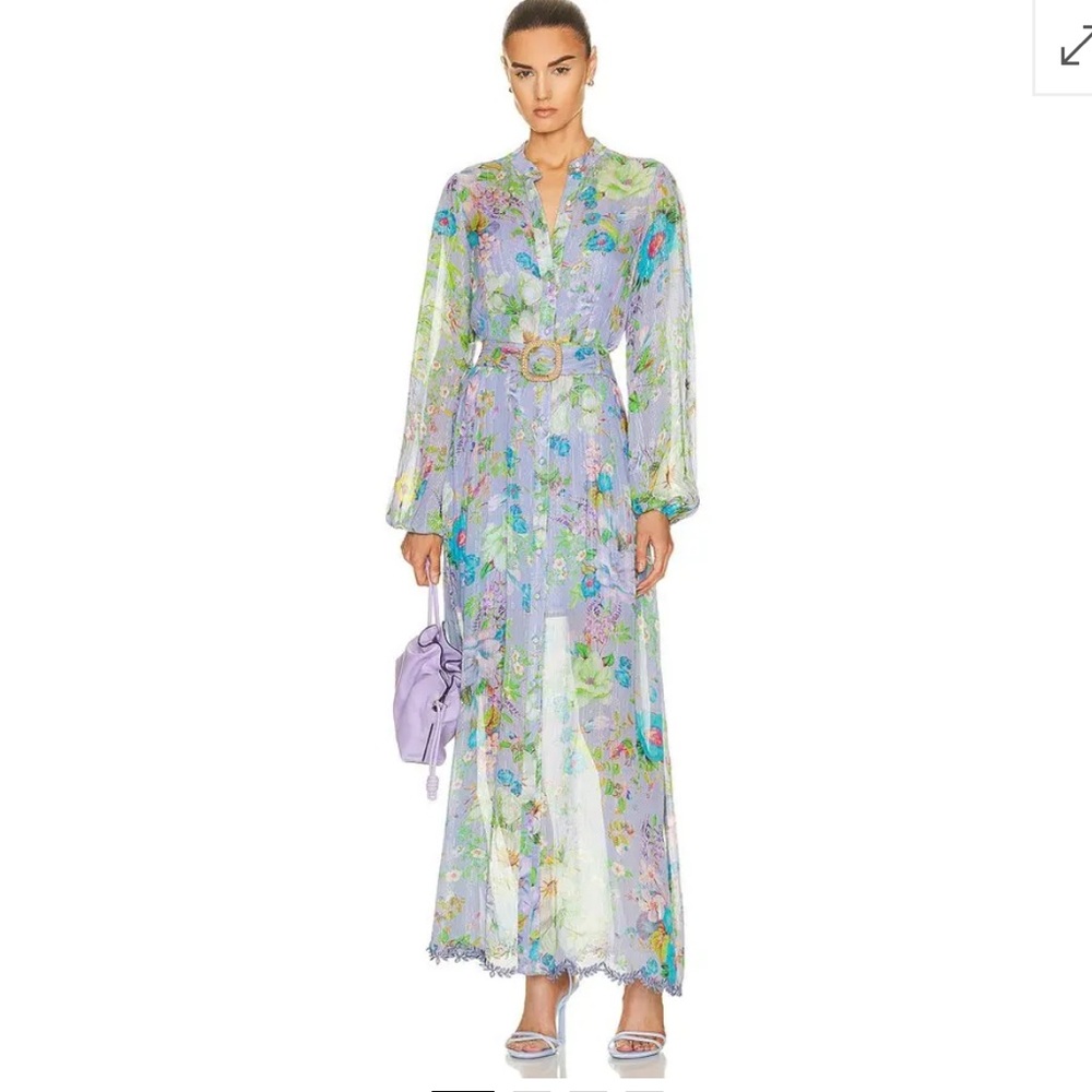 Hemant & Nandita Laya Belted Maxi Dress